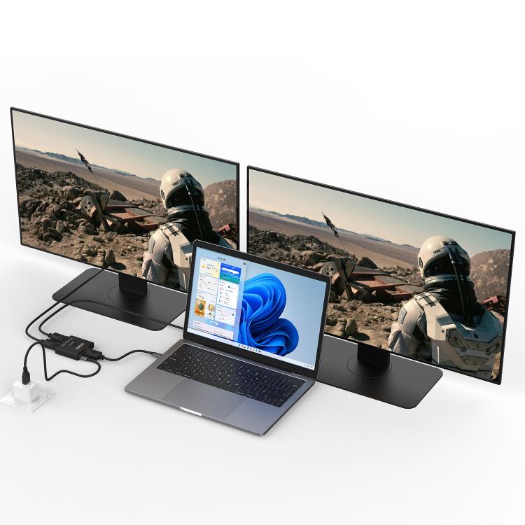 Commutatore bidirezionale Onten CS22DP 8K 30Hz DP 1.4