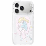 Custodia per telefono in acrilico con adesivo effetto cartone animato satinato "Skin Feel", For iPhone 17 Pro Max, For iPhone 17 Pro, For iPhone 17