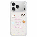 Custodia per telefono in acrilico con adesivo effetto cartone animato satinato "Skin Feel", For iPhone 17 Pro Max, For iPhone 17 Pro, For iPhone 17