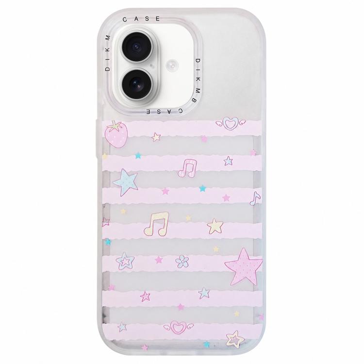 Custodia per telefono in acrilico con adesivo effetto cartone animato satinato "Skin Feel", For iPhone 17 Pro Max, For iPhone 17 Pro, For iPhone 17