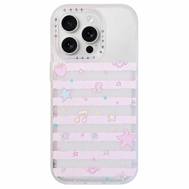 Custodia per telefono in acrilico con adesivo effetto cartone animato satinato "Skin Feel", For iPhone 16 Pro Max, For iPhone 16 Pro, For iPhone 16