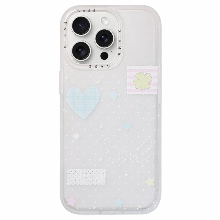 Custodia per telefono in acrilico con adesivo effetto cartone animato satinato "Skin Feel", For iPhone 16 Pro Max, For iPhone 16 Pro, For iPhone 16
