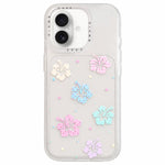 Custodia per telefono in acrilico con adesivo effetto cartone animato satinato "Skin Feel", For iPhone 16 Pro Max, For iPhone 16 Pro, For iPhone 16