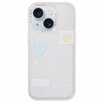 Custodia per telefono in acrilico con adesivo effetto cartone animato satinato "Skin Feel", For iPhone 15 Pro Max, For iPhone 15 Pro, For iPhone 15