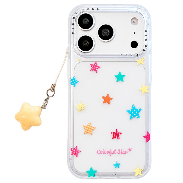 Custodia per telefono in acrilico con ciondolo e adesivo effetto cartone animato satinato Skin Feel., For iPhone 17 Pro Max, For iPhone 17 Pro, For iPhone 17, For iPhone 16 Pro Max, For iPhone 16 Pro, For iPhone 16