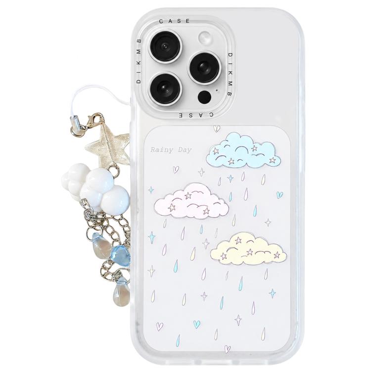 Custodia per telefono in acrilico con ciondolo e adesivo effetto cartone animato satinato Skin Feel., For iPhone 17 Pro Max, For iPhone 17 Pro, For iPhone 17, For iPhone 16 Pro Max, For iPhone 16 Pro, For iPhone 16