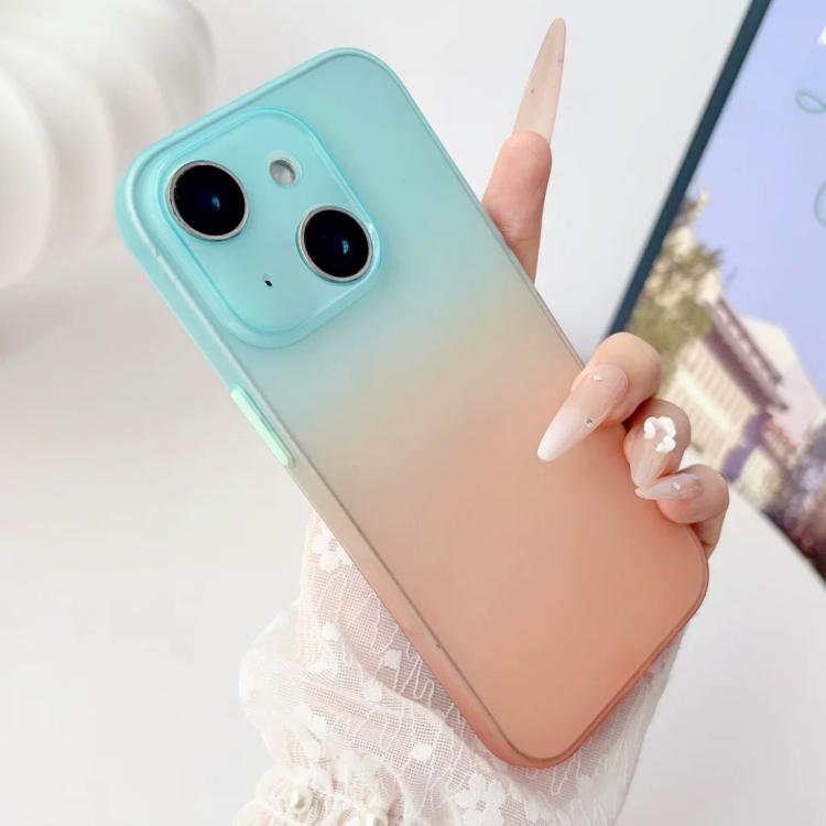 Custodia per telefono in TPU satinato sfumato con copertura completa, For iPhone 16 Plus, For iPhone 16, For iPhone 15 Pro Max, For iPhone 15 Pro, For iPhone 15 Plus, For iPhone 15
