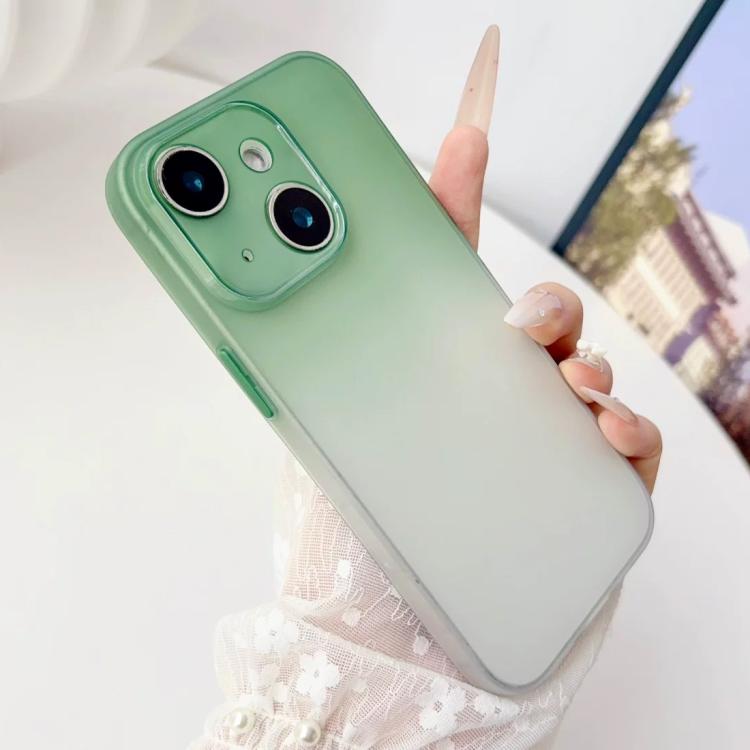 Custodia per telefono in TPU satinato sfumato con copertura completa, For iPhone 16 Plus, For iPhone 16, For iPhone 15 Pro Max, For iPhone 15 Pro, For iPhone 15 Plus, For iPhone 15
