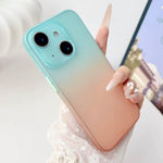 Custodia per telefono in TPU satinato sfumato con copertura completa, For iPhone 14 Plus, For iPhone 14, For iPhone 14 Pro, For iPhone 14 Pro Max, For iPhone 13 Pro Max, For iPhone 13 Pro