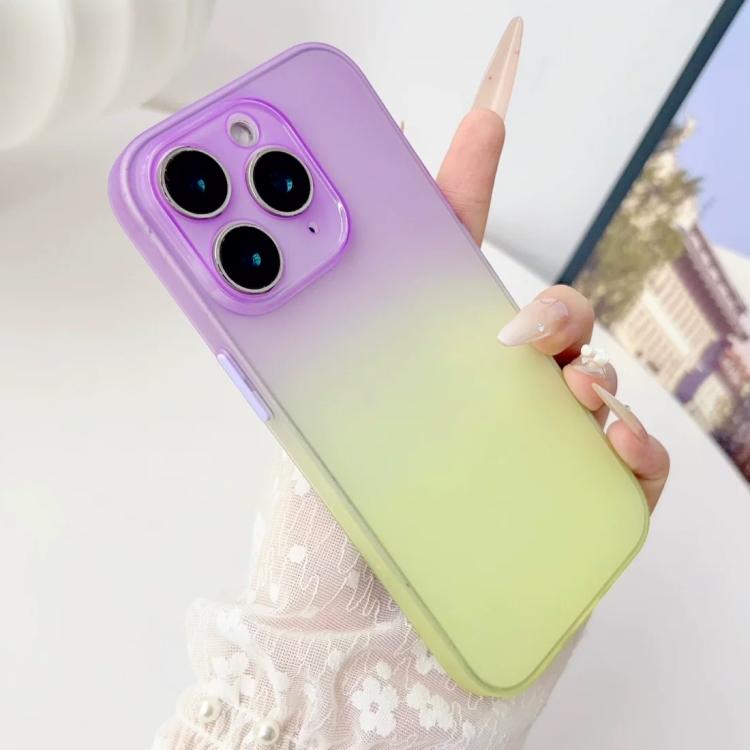 Custodia per telefono in TPU satinato sfumato con copertura completa, For iPhone 13, For iPhone 12, For iPhone 12 Pro Max, For iPhone 12 Pro, For iPhone 11 Pro Max, For iPhone 11