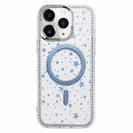 Custodia per telefono con anello magnetico in fibra di carbonio con strass e motivo a stella., For iPhone 12 Pro Max, For iPhone 12 Pro, For iPhone 11 Pro Max, For iPhone 11
