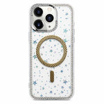 Custodia per telefono con anello magnetico in fibra di carbonio con strass e motivo a stella., For iPhone 12 Pro Max, For iPhone 12 Pro, For iPhone 11 Pro Max, For iPhone 11