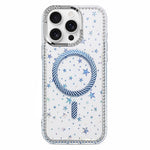 Custodia per telefono con anello magnetico in fibra di carbonio con strass e motivo a stella., For iPhone 12 Pro Max, For iPhone 12 Pro, For iPhone 11 Pro Max, For iPhone 11