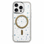 Custodia per telefono con anello magnetico in fibra di carbonio con strass e motivo a stella., For iPhone 13 Pro Max, For iPhone 13 Pro, For iPhone 13, For iPhone 12