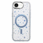 Custodia per telefono con anello magnetico in fibra di carbonio con strass e motivo a stella., For iPhone 17e / 16e, For iPhone 17 Pro Max, For iPhone 17 Pro, For iPhone 17