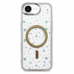 Custodia per telefono con anello magnetico in fibra di carbonio con strass e motivo a stella., For iPhone 17e / 16e, For iPhone 17 Pro Max, For iPhone 17 Pro, For iPhone 17