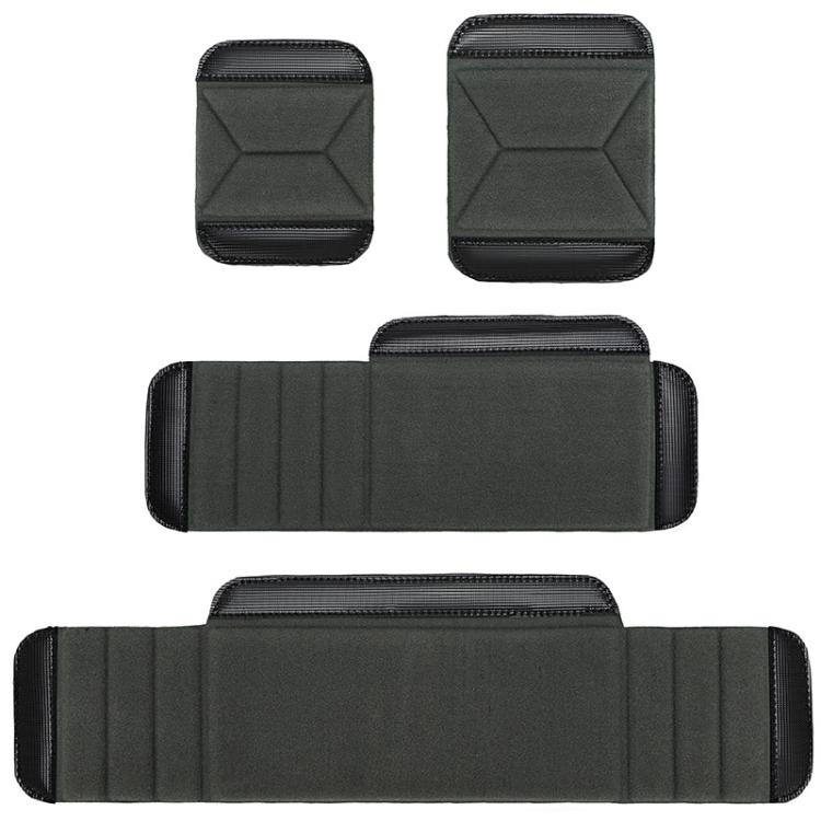 Divisorio multifunzionale per borsa fotografica, in poliestere, per obiettivi, fodera fai-da-te, separatore, E Grey, F Grey 1, G Grey 2, H Grey 3, Grey 4