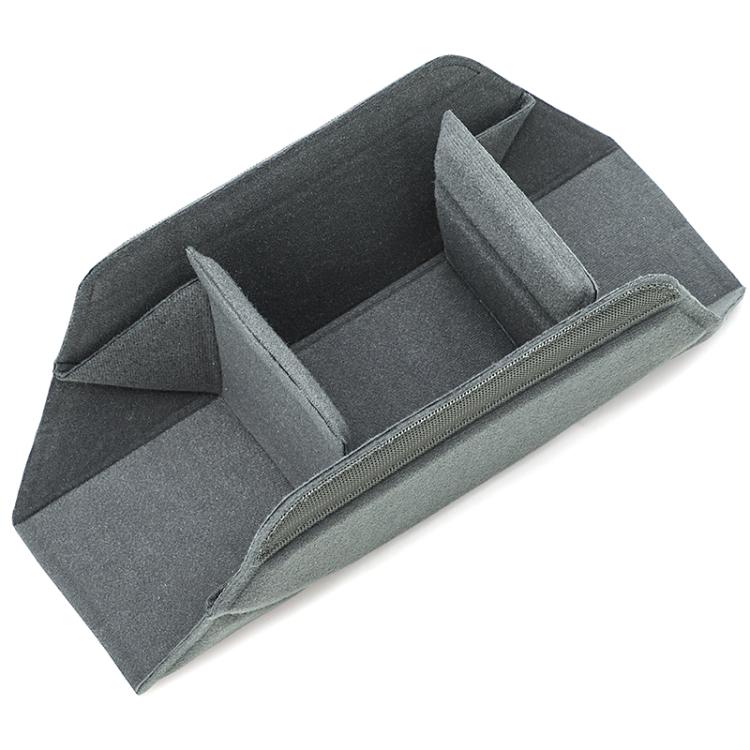 Borsa antiurto per fotocamera DSLR in poliestere con inserto organizer rinforzato.