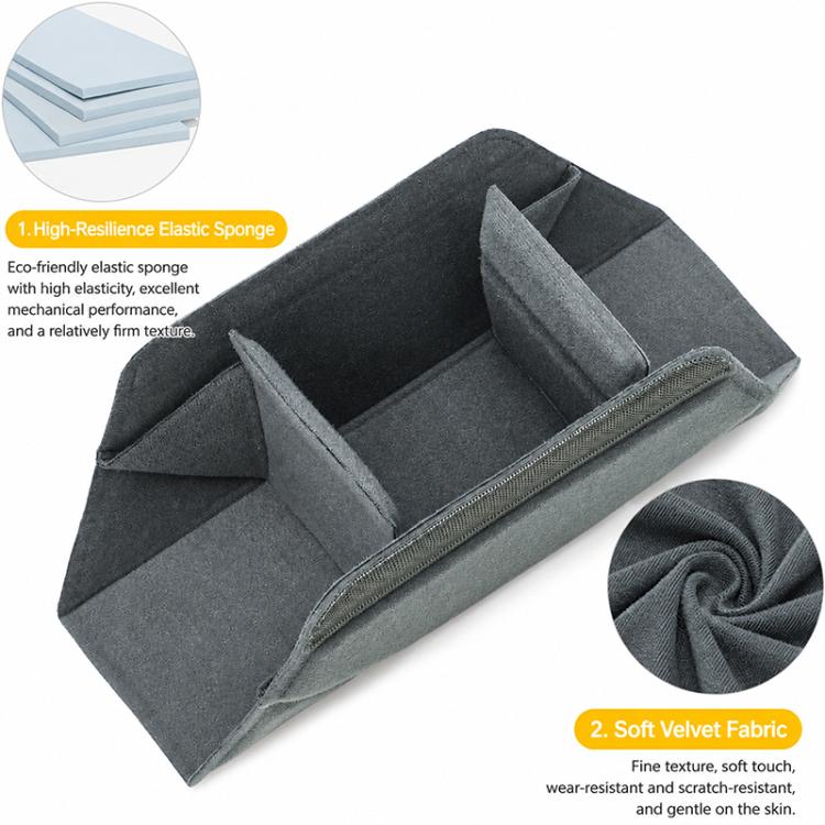 Borsa antiurto per fotocamera DSLR in poliestere con inserto organizer rinforzato.