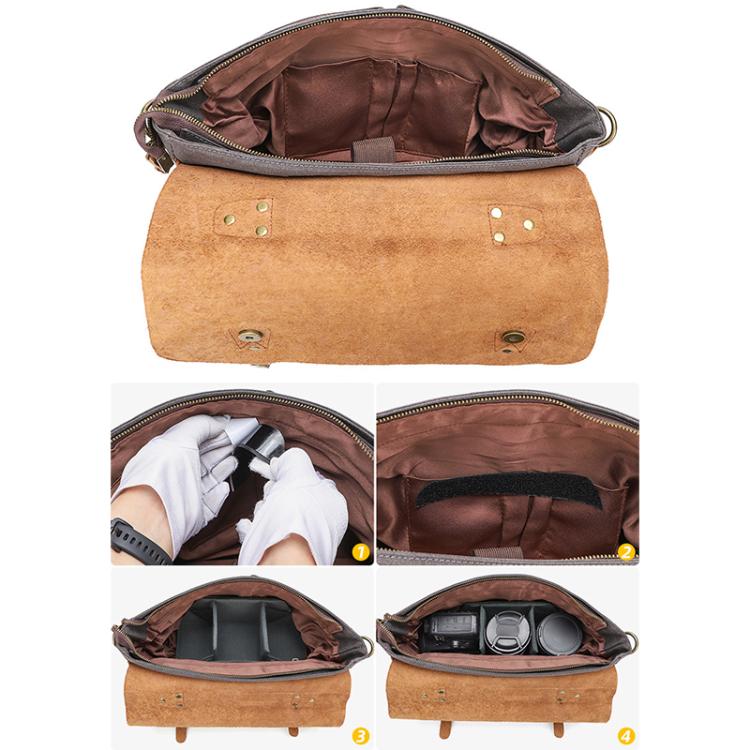 Borsa antiurto per fotocamera DSLR in poliestere con inserto organizer rinforzato.