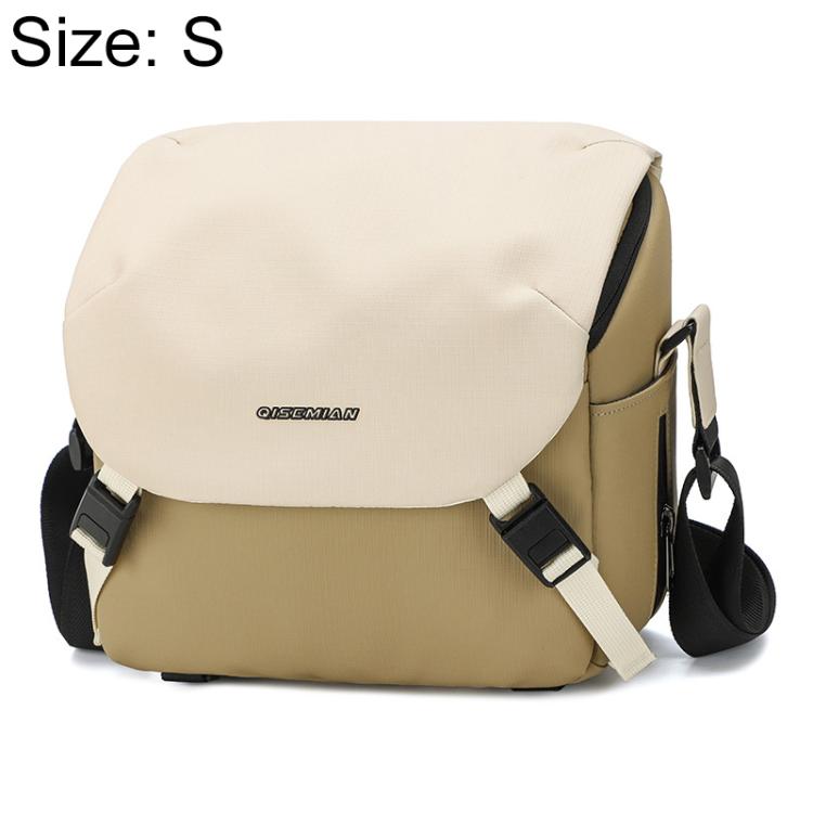 Borsa a tracolla per fotocamera DSLR con colori a contrasto, 20 x 18 x 10cm S, 26 x 24 x 11cm L