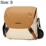 Borsa a tracolla per fotocamera DSLR con colori a contrasto, 20 x 18 x 10cm S, 26 x 24 x 11cm L