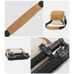 Borsa a tracolla per fotocamera DSLR con colori a contrasto, 20 x 18 x 10cm S, 26 x 24 x 11cm L
