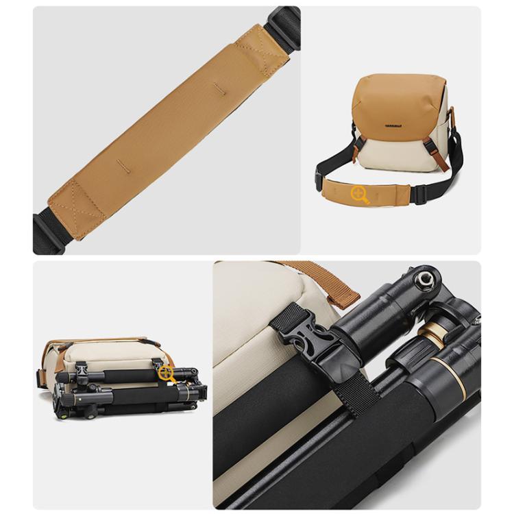 Borsa a tracolla per fotocamera DSLR con colori a contrasto, 20 x 18 x 10cm S, 26 x 24 x 11cm L