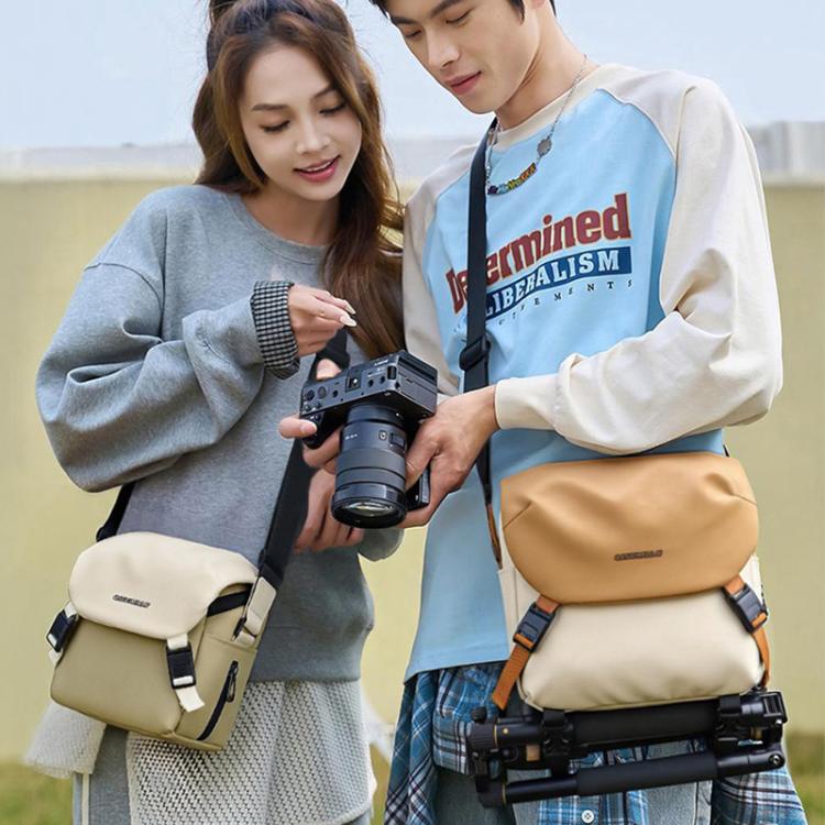 Borsa a tracolla per fotocamera DSLR con colori a contrasto, 20 x 18 x 10cm S, 26 x 24 x 11cm L