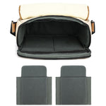 Borsa a tracolla per fotocamera DSLR con colori a contrasto, 20 x 18 x 10cm S, 26 x 24 x 11cm L