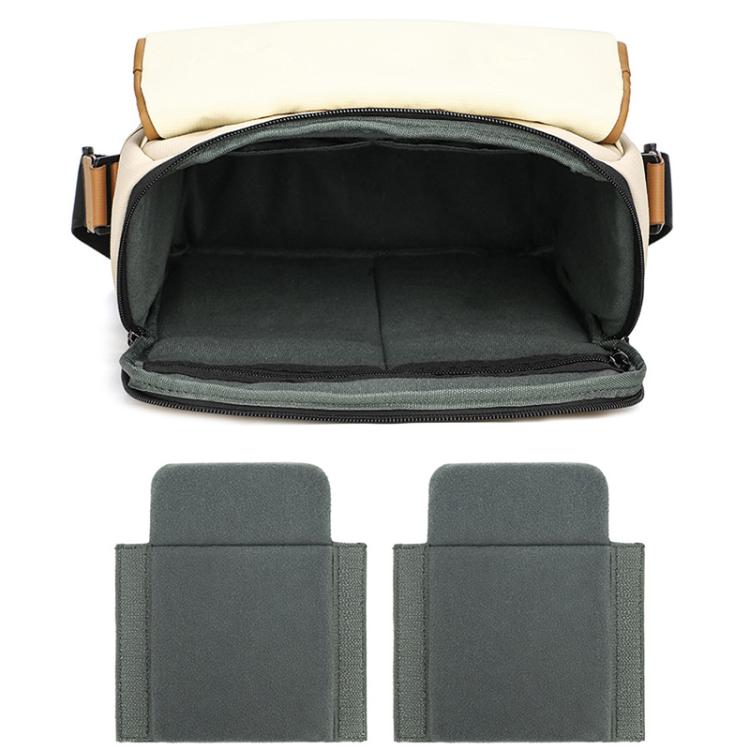 Borsa a tracolla per fotocamera DSLR con colori a contrasto, 20 x 18 x 10cm S, 26 x 24 x 11cm L