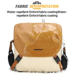 Borsa a tracolla per fotocamera DSLR con colori a contrasto, 20 x 18 x 10cm S, 26 x 24 x 11cm L