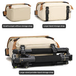 Borsa a tracolla per fotocamera DSLR con colori a contrasto, 20 x 18 x 10cm S, 26 x 24 x 11cm L