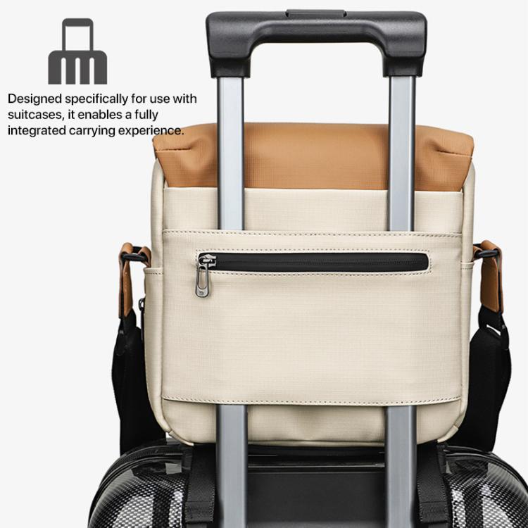 Borsa a tracolla per fotocamera DSLR con colori a contrasto, 20 x 18 x 10cm S, 26 x 24 x 11cm L