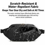 Borsa a tracolla multifunzione per fotocamera, borsa a spalla per fotografia., 30 x 9.5 x 17cm