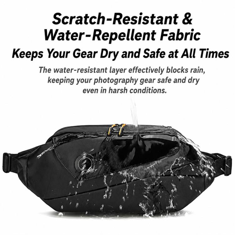 Borsa a tracolla multifunzione per fotocamera, borsa a spalla per fotografia., 30 x 9.5 x 17cm