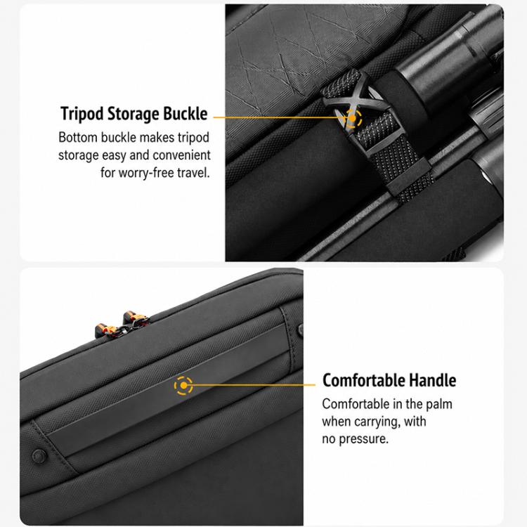 Borsa a tracolla multifunzione per fotocamera, borsa a spalla per fotografia., 30 x 9.5 x 17cm
