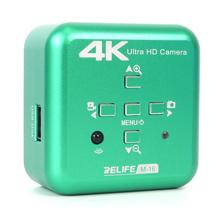 RELIFE M-16 HD 4K 30fps Telecamera per microscopio elettronico di livello industriale, RELIFE M-16 EU Plug, RELIFE M-16 US Plug