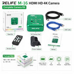 RELIFE M-16 HD 4K 30fps Telecamera per microscopio elettronico di livello industriale, RELIFE M-16 EU Plug, RELIFE M-16 US Plug