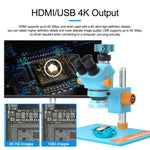 Telecamera per microscopio SUNSHINE M-19 con controllo touch e risoluzione Ultra HD 4K, SUNSHINE M-19