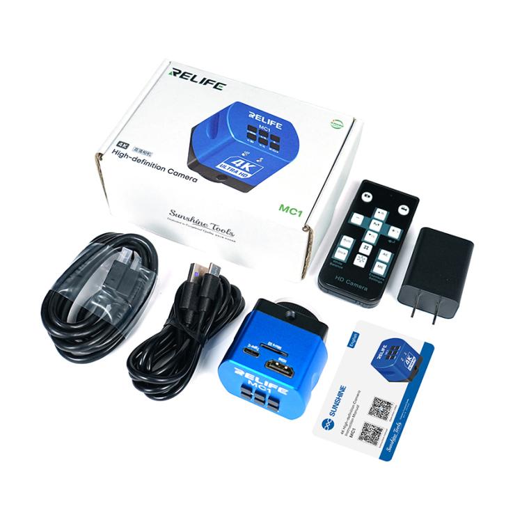 Telecamera per microscopio RELIFE MC1 da 60 megapixel con risoluzione 4K HD, RELIFE MC1
