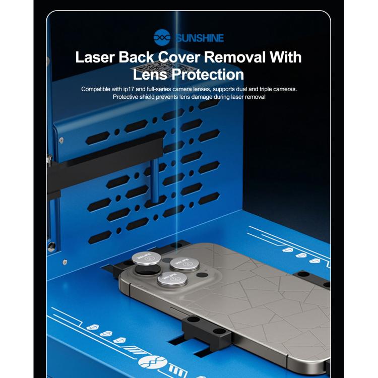 Laser intelligente pieghevole ultra professionale SUNSHINE SS-890B, EU Plug, US Plug