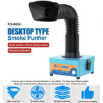SUNSHINE SS-6604 Mini purificatore di fumo portatile da tavolo con funzione di purificazione multipla, EU Plug, US Plug
