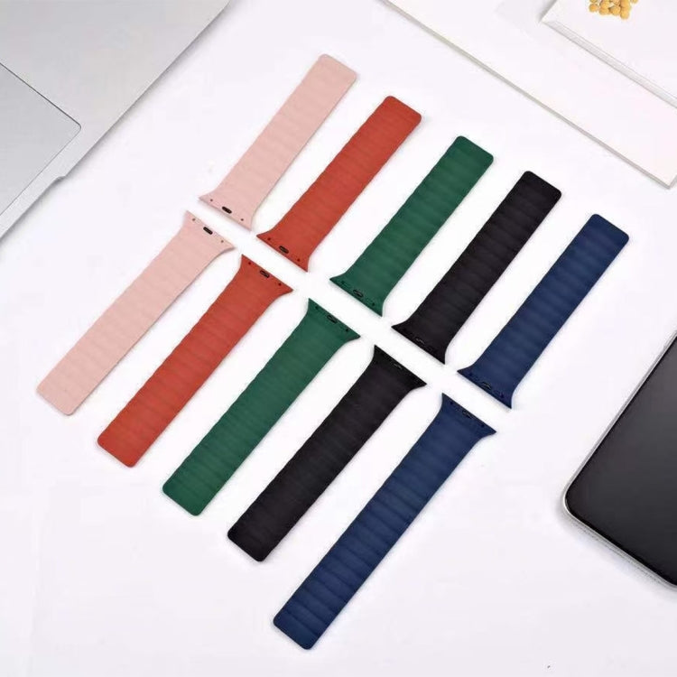 Cinturino con anello magnetico per Apple Watch Series 6 e SE e 5 e 4 40 mm / 3 e 2 e 1 38 mm, For Apple Watch Series 7 41mm / 6 & SE & 5 & 4 40mm / 3 & 2 & 1 38mm, For Apple Watch Series 8&7 41mm / SE 2&6&SE&5&4 40mm / 3&2&1 38mm