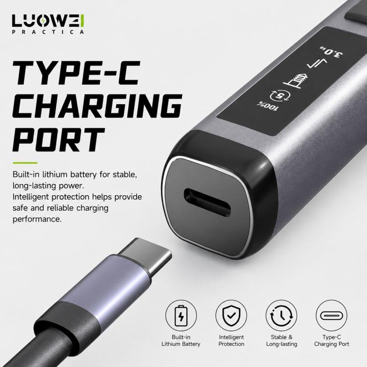 Set di cacciaviti elettrici a coppia regolabile LUOWEI, S1, S1 Pro