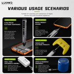Set di cacciaviti elettrici a coppia regolabile LUOWEI, S1, S1 Pro