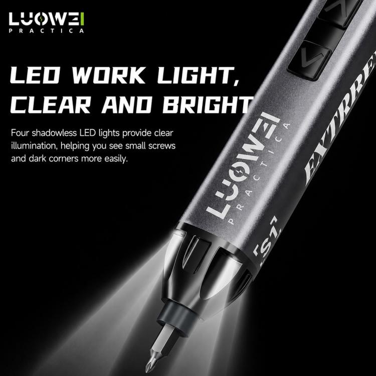 Set di cacciaviti elettrici a coppia regolabile LUOWEI, S1, S1 Pro
