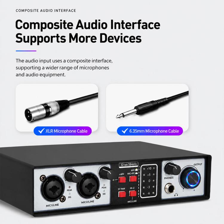 UR22MK Mixer professionale multifunzione con scheda audio esterna per streaming live, UR22MK