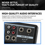 F-4A Mixer professionale multifunzione a 4 vie per registrazione e streaming live con Bluetooth e scheda audio, EU Plug, UK Plug, US Plug, without Plug