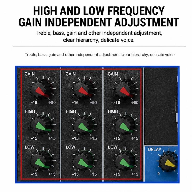 F-4A Mixer professionale multifunzione a 4 vie per registrazione e streaming live con Bluetooth e scheda audio, EU Plug, UK Plug, US Plug, without Plug